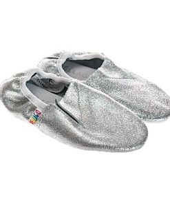 Чешки шкіряні з додатковою задньою резинкою Pellagio 040-34 Срібло