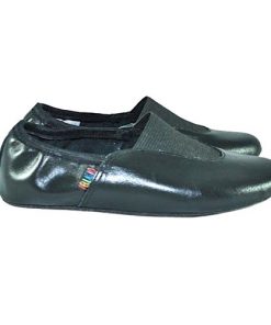 Чешки шкіряні з додатковою задньою резинкою Pellagio 020-01 Чорні