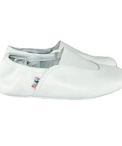 Чешки шкіряні з додатковою задньою резинкою Pellagio 020-04 Білі