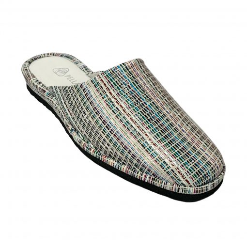 Alternative view of Кімнатні тапочки Pellagio 1070 білі риски