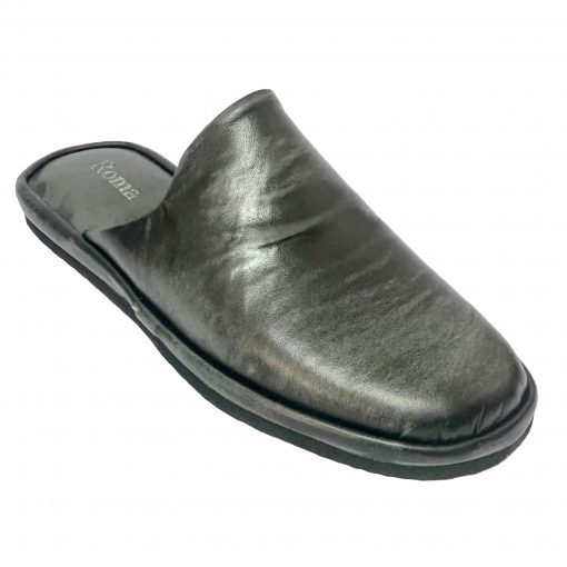 Alternative view of Кімнатні тапочки Pellagio/Roma 420 чорне срібло