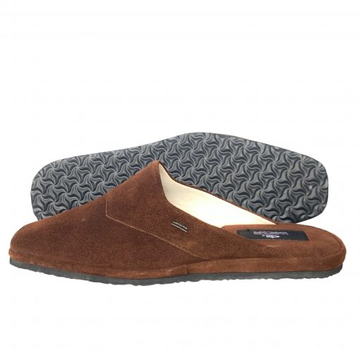 Кімнатні тапочки Pellagio/Carvari 903 коричнева замша