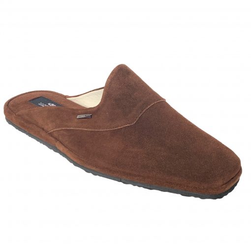 Alternative view of Кімнатні тапочки Pellagio/Carvari 903 коричнева замша