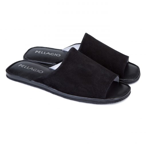 Кімнатні тапочки Pellagio/Carvari 160 чорна замша