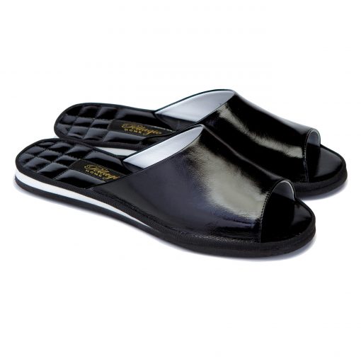 Кімнатні тапочки Pellagio 5641 чорний лак