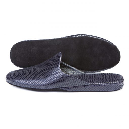 Alternative view of Кімнатні тапочки Pellagio 550 синя рептилія