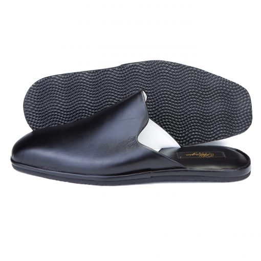Alternative view of Кімнатні тапочки Pellagio/Pazolini 220 чорна напа