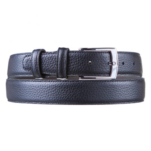 Кожаный ремень Pellagio односторонний 35311-31 черный флотар