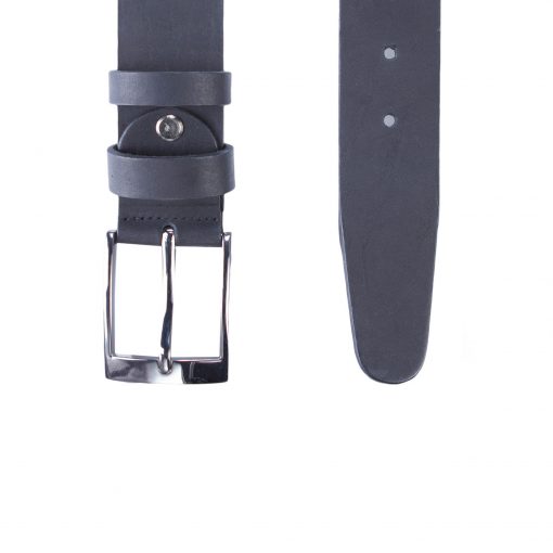 Alternative view of Кожаный ремень Pellagio односторонний сasual 40-1 черный