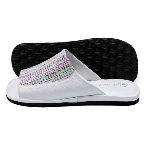 Alternative view of Кімнатні тапочки Pellagio 386 перламутр+риски