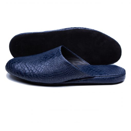 Alternative view of Кімнатні тапочки Pellagio 770 синя рептилія