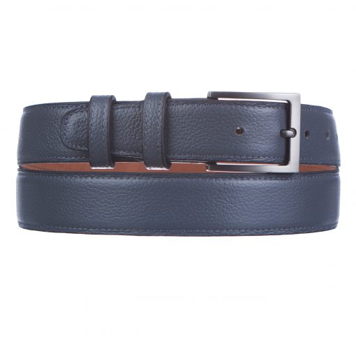 Кожаный ремень Pellagio односторонний 35311-34 серый флотар