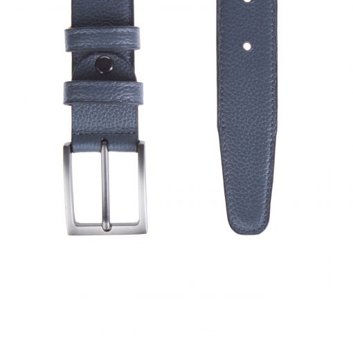 Alternative view of Кожаный ремень Pellagio односторонний 35311-34 серый флотар