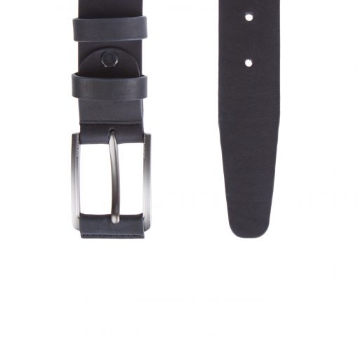 Alternative view of Кожаный ремень Pellagio односторонний сasual 35-1 черный