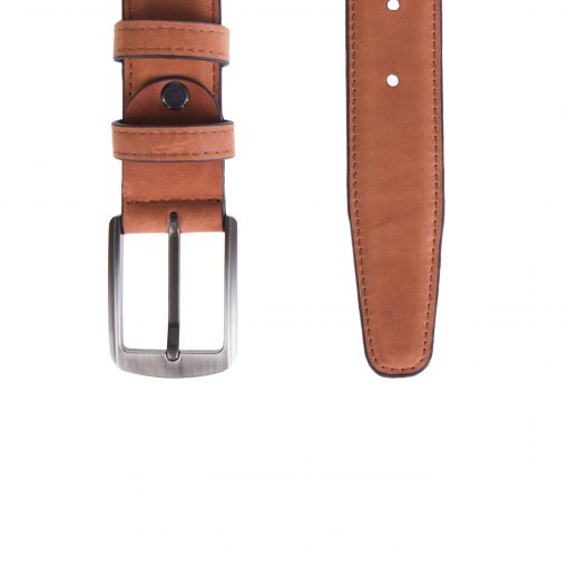 Alternative view of Кожаный ремень Pellagio односторонний 35311-09 рыжий Crazy horse