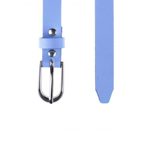 Alternative view of Шкіряний ремінь Pellagio 16325 жіночий 16мм блакитна напа