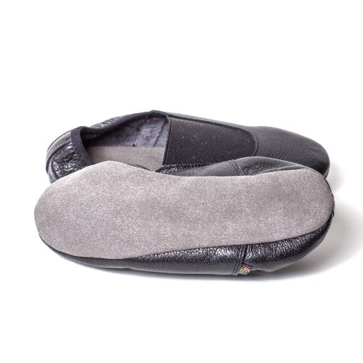 Alternative view of Чешки шкіряні з додатковою задньою резинкою Pellagio 020-01 Чорні