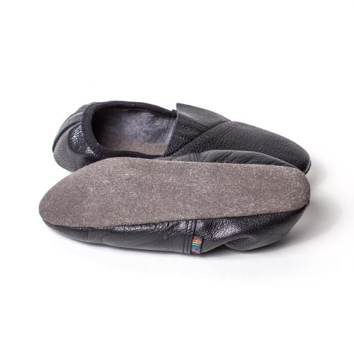 Alternative view of Чешки шкіряні з додатковою задньою резинкою Pellagio 040-01 Чорні