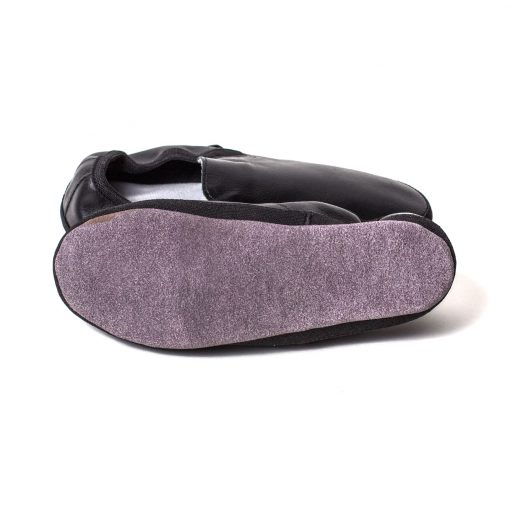 Alternative view of Чешки шкіряні з тесьмою навколо підошви Pellagio 046-01 Чорні