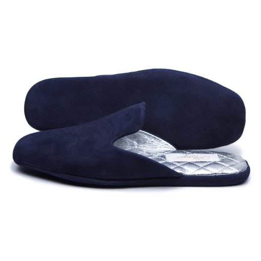 Alternative view of Кімнатні тапочки Pellagio 3940 синя замша