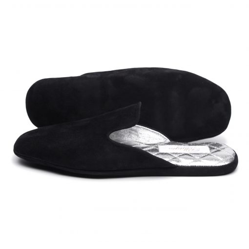 Alternative view of Кімнатні тапочки Pellagio 3940 чорна замша