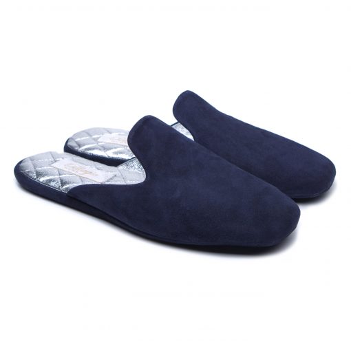 Кімнатні тапочки Pellagio 3940 синя замша