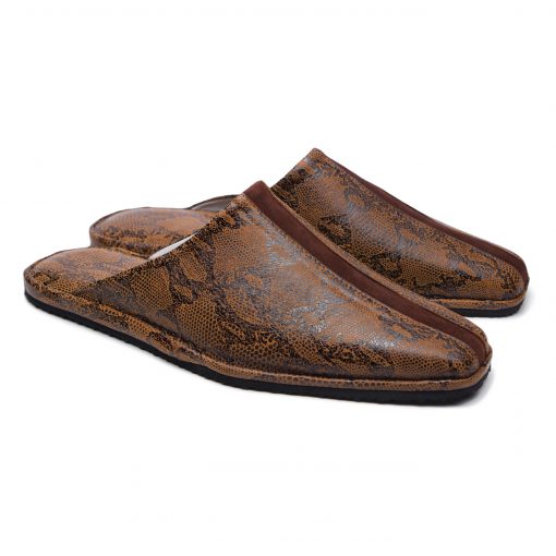 Кімнатні тапочки Pellagio/Pazolini 901 коричнева змія