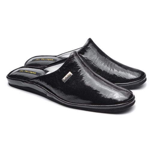 Кімнатні тапочки Pellagio 620 чорний лак