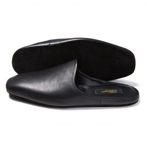 Alternative view of Кімнатні тапочки Pellagio 221 чорна напа