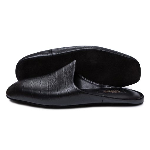 Alternative view of Кімнатні тапочки Pellagio 221 Total Black Croco