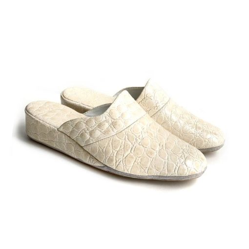 Кімнатні тапочки Pellagio 222 перламутровий крокодил