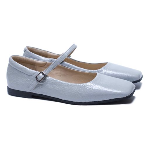 Балетки "мері-джейн" Pellagio 203/3116 світло-сірі