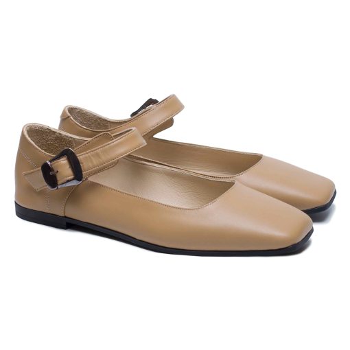 Балетки "мері-джейн" Pellagio 207/32009 бежеві