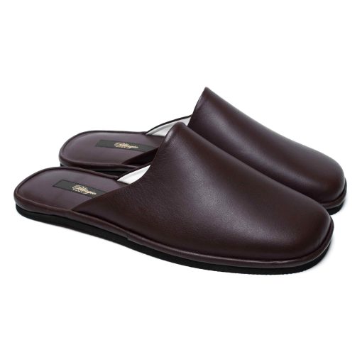 Кімнатні тапочки Pellagio 120 коричнева напа