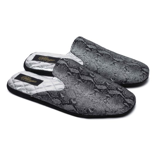 Кімнатні тапочки Pellagio 3940 срібна змія