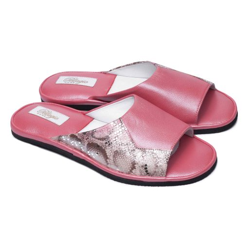 Кімнатні тапочки Pellagio 483 рожеві+змія