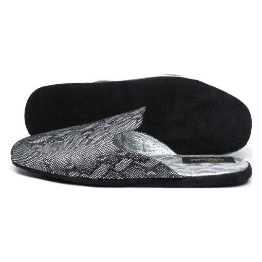 Alternative view of Кімнатні тапочки Pellagio 3940 срібна змія