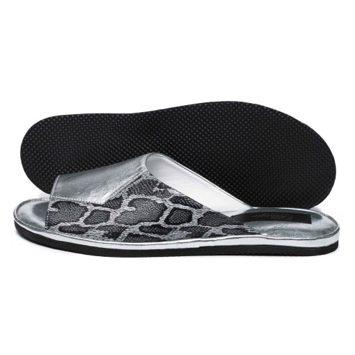 Alternative view of Кімнатні тапочки Pellagio 483 срібло