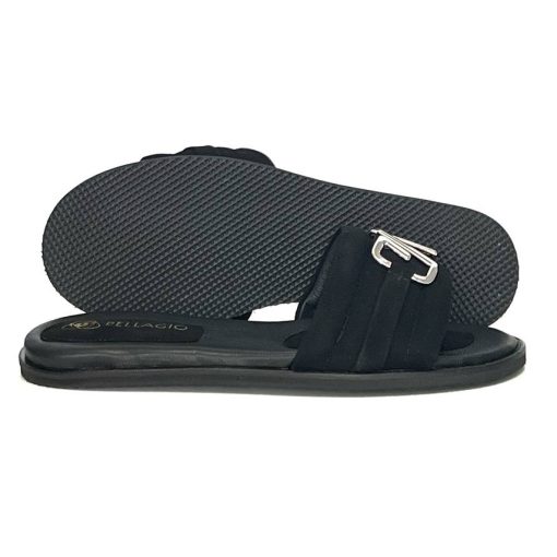 Кімнатні тапочки Pellagio 450 чорна замша