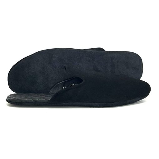 Кімнатні тапочки Pellagio 4641 чорна замша