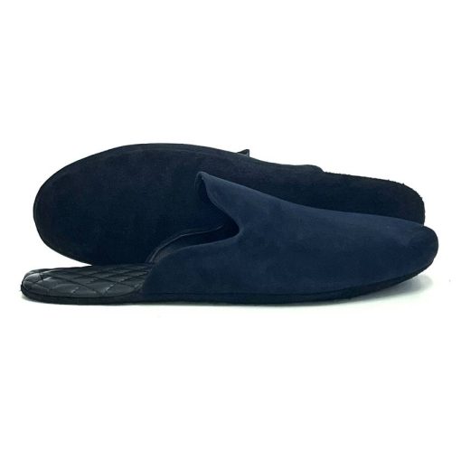 Кімнатні тапочки Pellagio 4641 синя замша