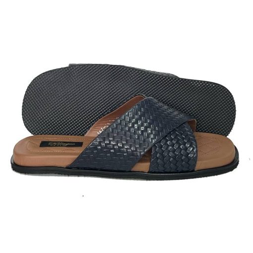 Кімнатні тапочки Pellagio 167 2613 синя клітка