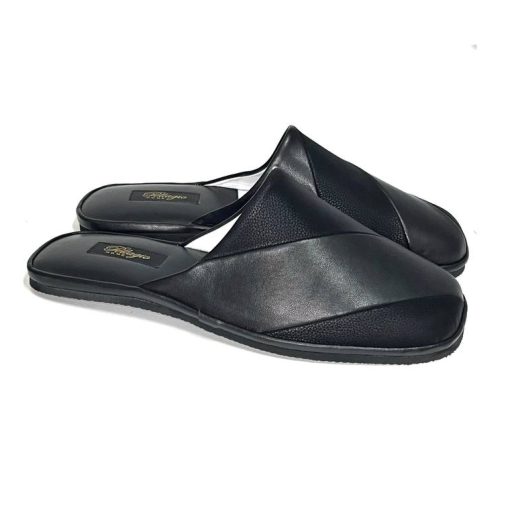 Кімнатні тапочки Pellagio 121 чорний+флотар