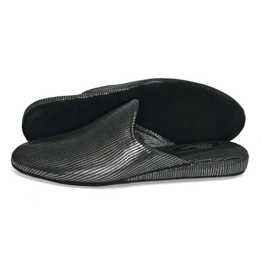 Alternative view of Кімнатні тапочки Pellagio 550 чорне срібло